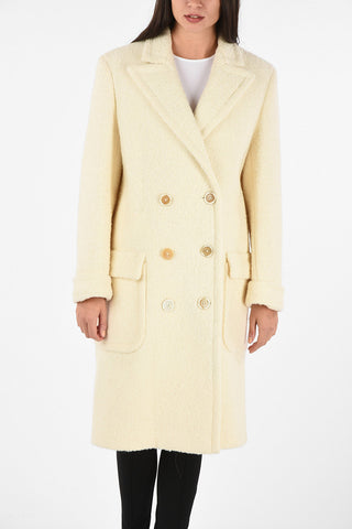 Cappotto Doppiopetto in Lana bouclé