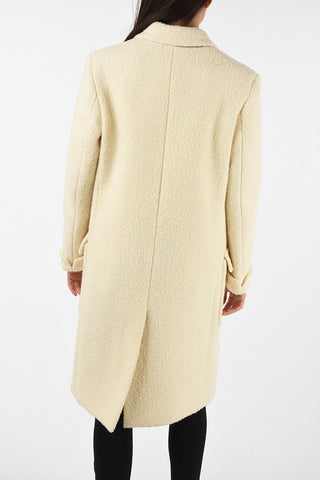 Cappotto Doppiopetto in Lana bouclé