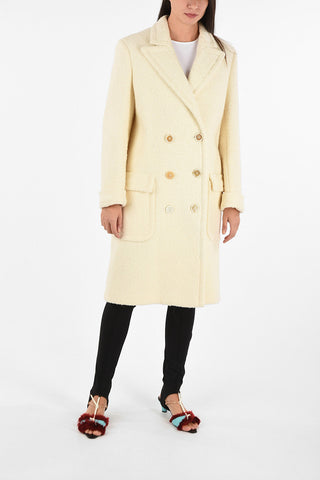 Cappotto Doppiopetto in Lana bouclé