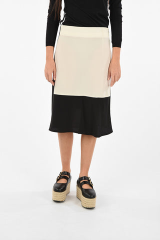 Silk A-Line Skirt