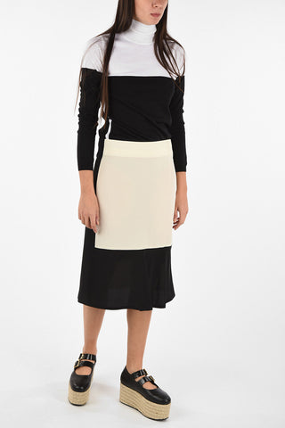 Silk A-Line Skirt