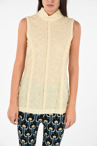 Turtleneck Top with Back Closure