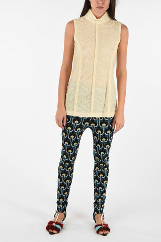 Turtleneck Top with Back Closure