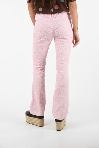 Mid-Rise Waist Boot Cut Pants