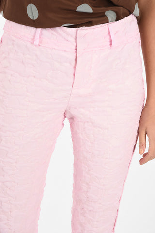 Mid-Rise Waist Boot Cut Pants