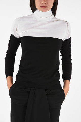 Virgin Wool Turtleneck Sweater