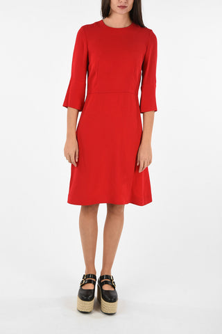 3/4 Sleeve A-line Dress