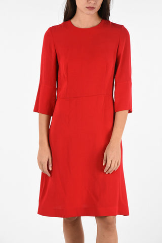 3/4 Sleeve A-line Dress
