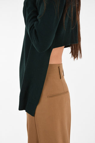 Wool and Cashmere Asymmetrical Sweater