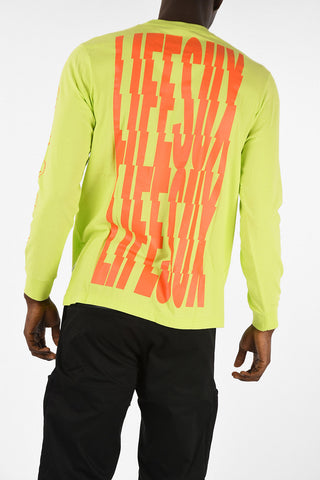 T-Shirt Manica lunga con stampa