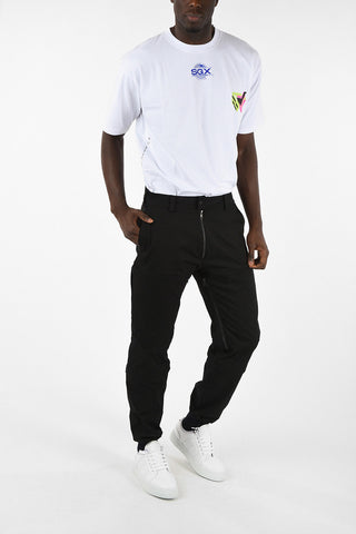 Pantaloni Utility Con Zip