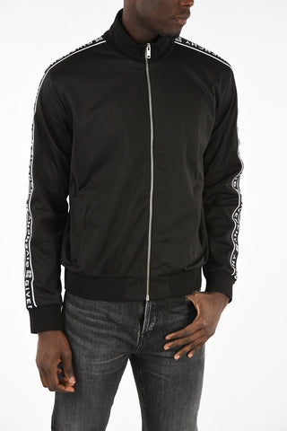 Full Zip Sweatshirt with Contrasting Band