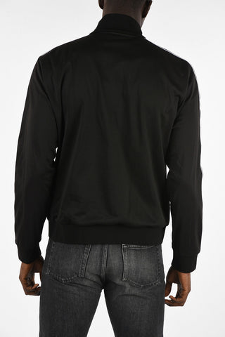 Full Zip Sweatshirt with Contrasting Band