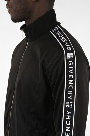 Full Zip Sweatshirt with Contrasting Band