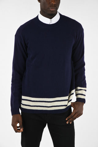 Crochet crew-neck sweater 
