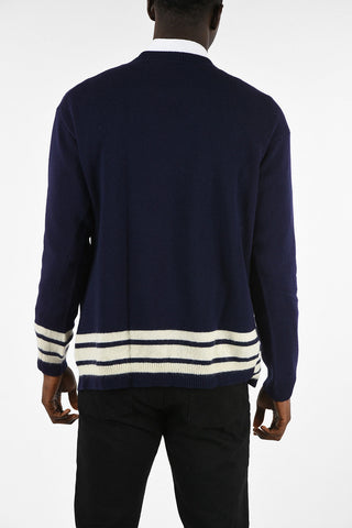 Crochet crew-neck sweater 