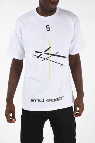 T-shirt in Cotone Con Stampa