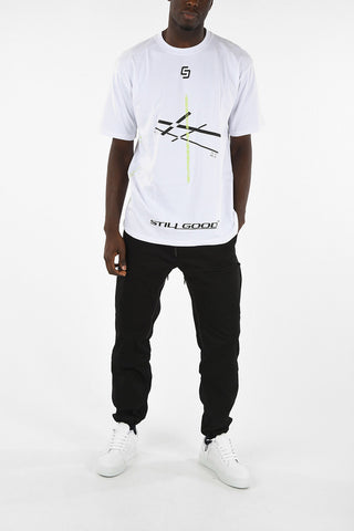 T-shirt in Cotone Con Stampa