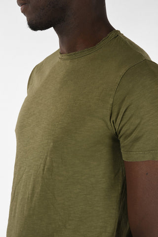 T-Shirt Girocollo in Cotone 