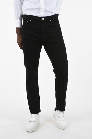 Mid Waist Straight Fit Jeans 19cm
