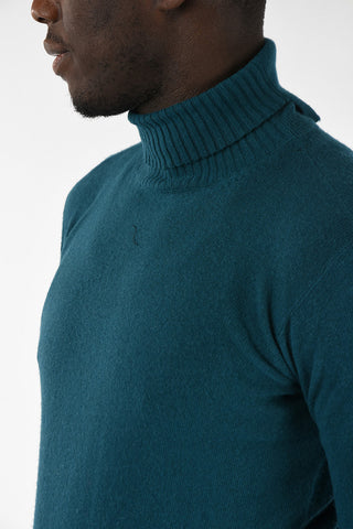 Turtle-Neck Asimmetrical Sweater