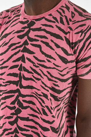 Tiger-Printed Cotton T-Shirt