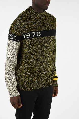 embroidered crew-neck sweater