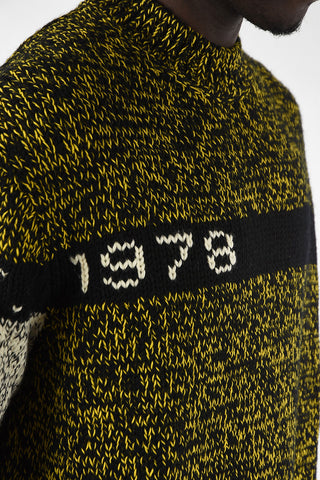 embroidered crew-neck sweater