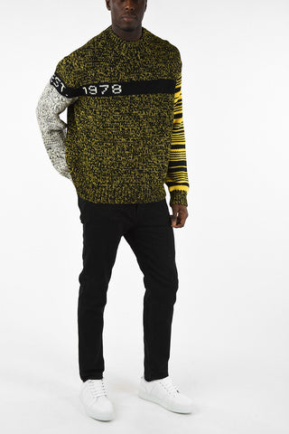 embroidered crew-neck sweater