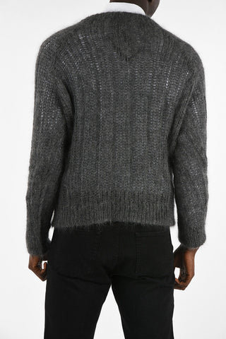 Crochet V-Neck Sweater