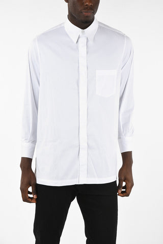 Shirt with Side Embroideries