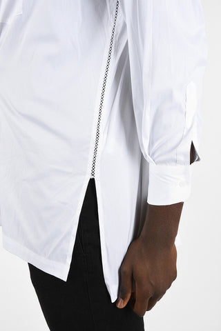 Shirt with Side Embroideries