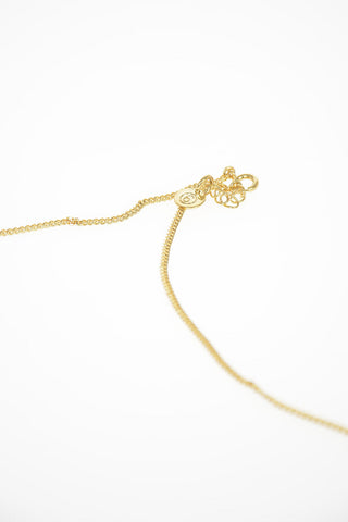 MM6 Brass Necklace with Pendant