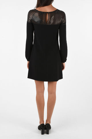 ARMANI JEANS Flared Dress with Lurex Insert