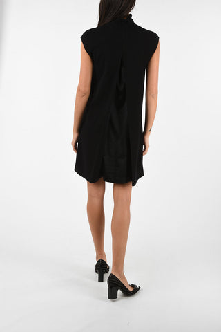 COLLEZIONI Turtle Neck A-Line Dress