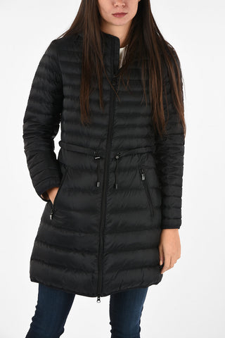 ARMANI JEANS Three-Quarter Length Full Zip Down Jacket