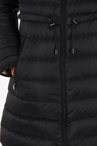 ARMANI JEANS Three-Quarter Length Full Zip Down Jacket