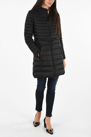 ARMANI JEANS Three-Quarter Length Full Zip Down Jacket