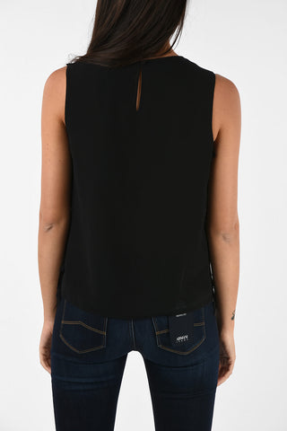 ARMANI JEANS Top con Frange 