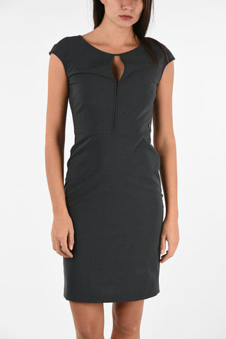 ARMANI JEANS Vestito Attillato Con Scollatura Chocker