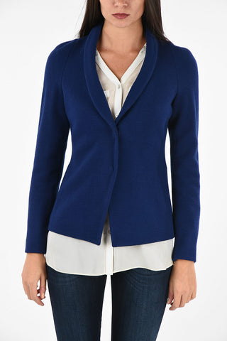 COLLEZIONI Knit 2-Button Blazer