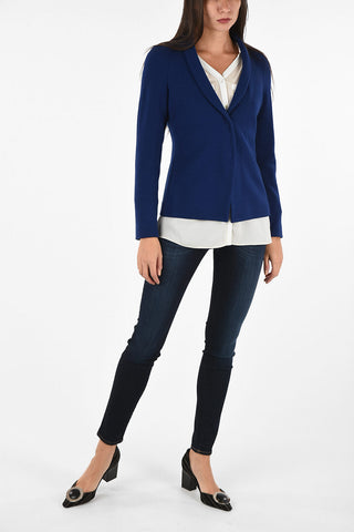 COLLEZIONI Knit 2-Button Blazer
