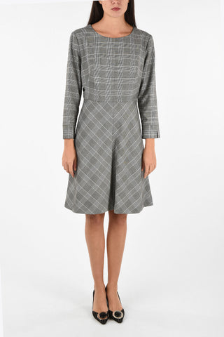 ARMANI JEANS Houndstooth Above Knee  A-Line Dress