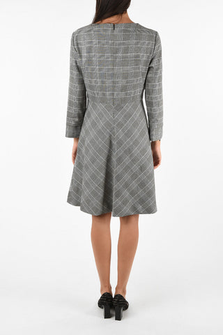 ARMANI JEANS Houndstooth Above Knee  A-Line Dress