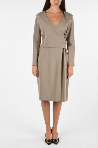 COLLEZIONI Vestito Longette con Scollo a V