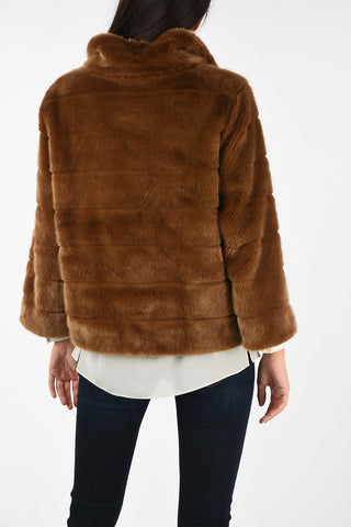 ARMANI JEANS Faux Fur Jacket