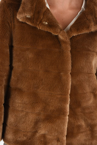ARMANI JEANS Faux Fur Jacket
