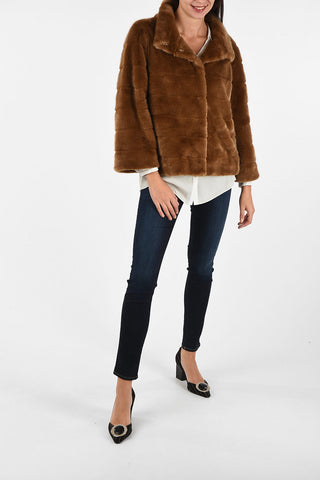 ARMANI JEANS Faux Fur Jacket
