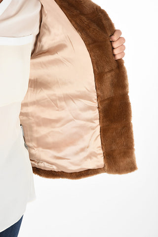 ARMANI JEANS Faux Fur Jacket