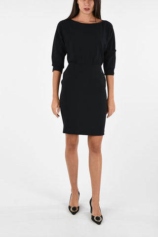 ARMANI JEANS Split-Back Hem Above Knee Dress
